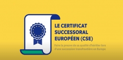 Le Certificat Successoral Européen - CSE